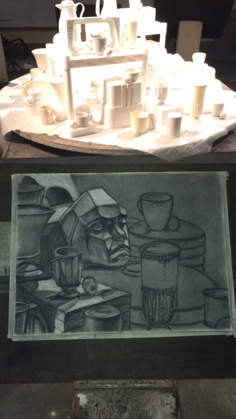 Charcoal Still Life